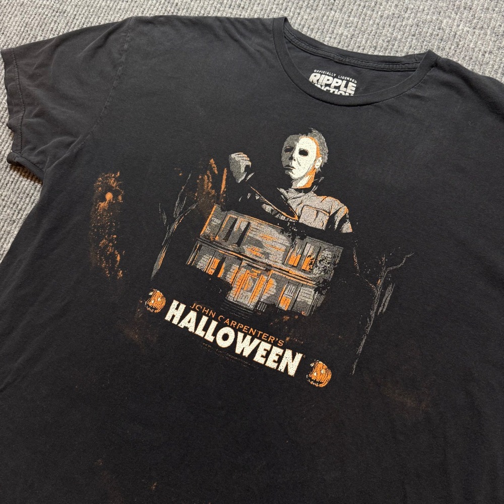 Ripple Junction Halloween Michael Myers Mens 3XL Black Movie Graphic T Shirt